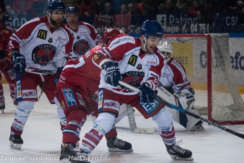 Photo hockey Ligue Magnus - Ligue Magnus : quart de finale, match 1 : Grenoble  vs Mulhouse - Mulhouse crée la sensation !