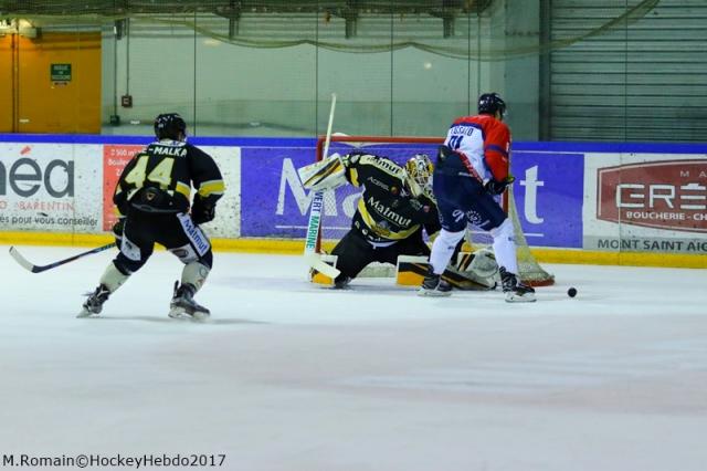 Photo hockey Ligue Magnus - Ligue Magnus : quart de finale, match 1 : Rouen vs Angers  - LM : A Rouen la première