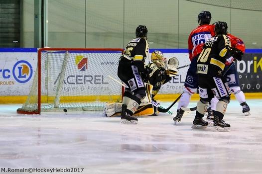Photo hockey Ligue Magnus - Ligue Magnus : quart de finale, match 2 : Rouen vs Angers  - LM : Des Angevins réalistes et opportunistes