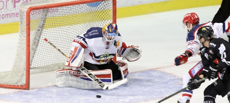 Photo hockey Ligue Magnus - Ligue Magnus : quart de finale, match 4 : Amiens  vs Grenoble  - LM : Les Brûleurs prennent une option sur la qualification