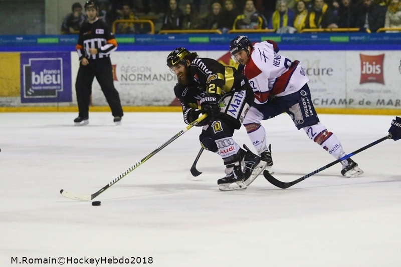 Photo hockey Ligue Magnus - Ligue Magnus : quart de finale, match 5 : Rouen vs Angers  - LM : Rouen, une qualification compliquée.