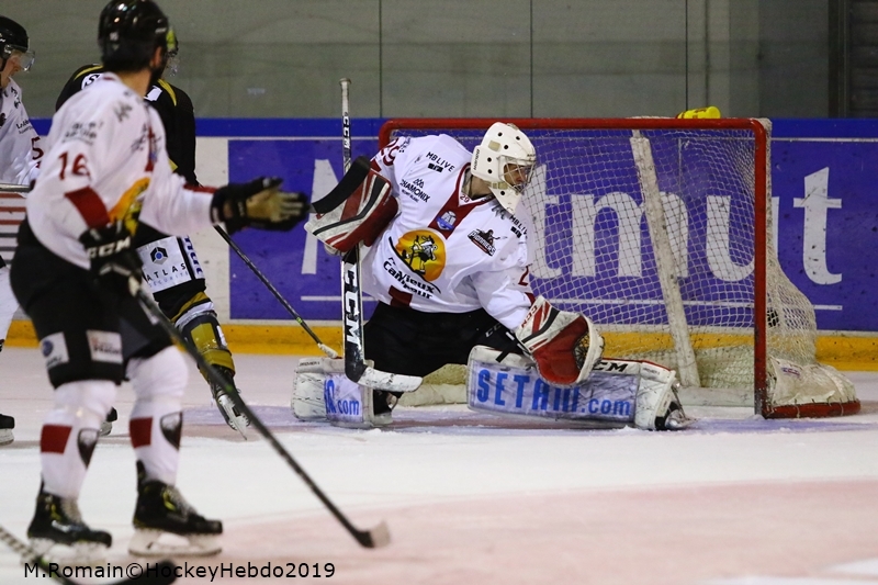 Photo hockey Ligue Magnus - Ligue Magnus - Quart de finale match 1 : Rouen vs Chamonix  - Avalanche de buts à Rouen
