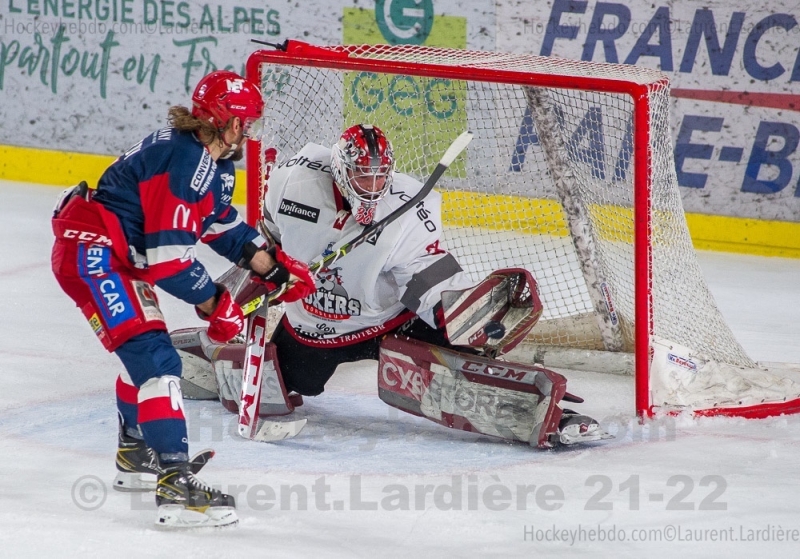 Photo hockey Ligue Magnus - Ligue Magnus - Quart de finale match 2 : Grenoble  vs Bordeaux - Grenoble garde le contrôle 
