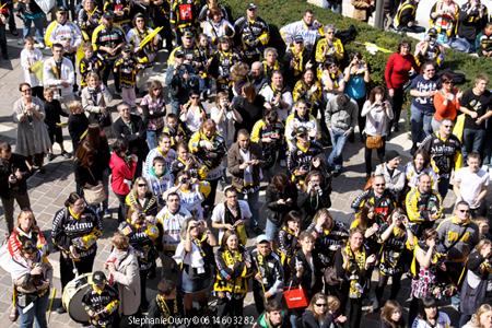 Photo hockey Ligue Magnus - Ligue Magnus : Rouen (Les Dragons) - Les Rouennais fêtent leurs héros