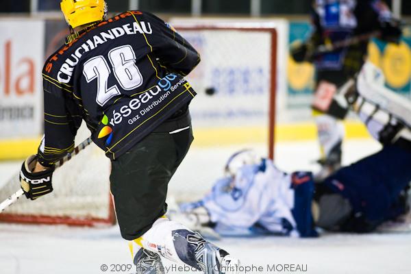 Photo hockey Ligue Magnus - Ligue Magnus: 15ème journée : Strasbourg  vs Angers  - A 52 secondes de l