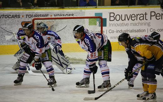 Photo hockey Ligue Magnus - Ligue Magnus, 16ème journée : Chamonix  vs Caen  - Un Drakkar difficile à couler