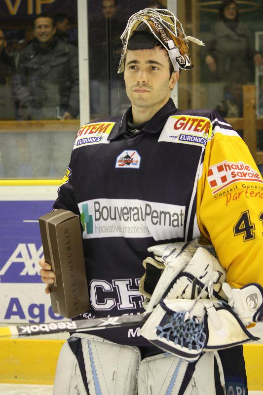 Photo hockey Ligue Magnus - Ligue Magnus, 16ème journée : Chamonix  vs Caen  - Un Drakkar difficile à couler