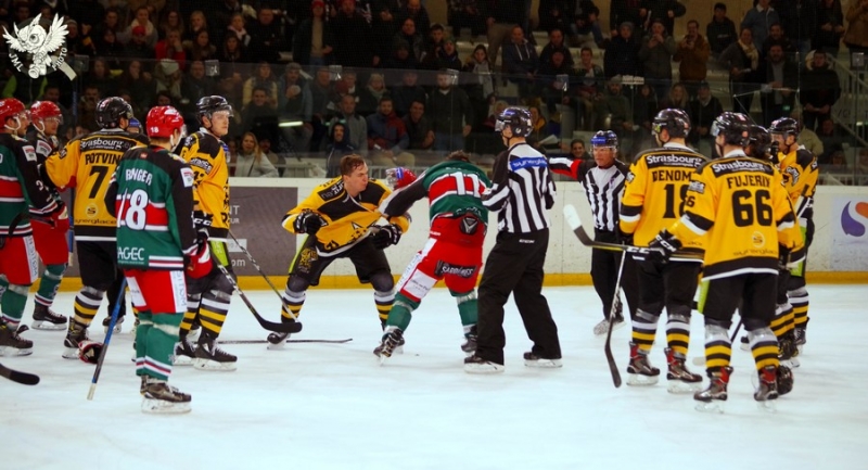 Photo hockey Ligue Magnus - Ligue Magnus :19ème journée : Anglet vs Strasbourg  - Strasbourg s