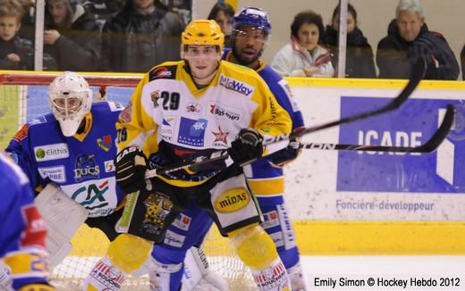 Photo hockey Ligue Magnus - Ligue Magnus, 20ème journée : Dijon  vs Strasbourg  - Show chaud 