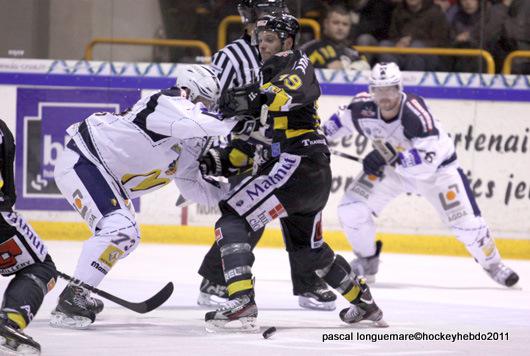Photo hockey Ligue Magnus - Ligue Magnus, 8ème journée : Rouen vs Grenoble  - Soir d