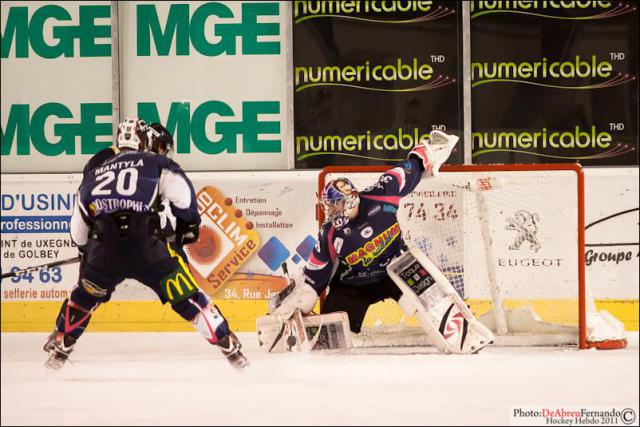 Photo hockey Ligue Magnus - Ligue Magnus, 9ème journée : Epinal  vs Chamonix  - Les Dauphins tombent le leader !