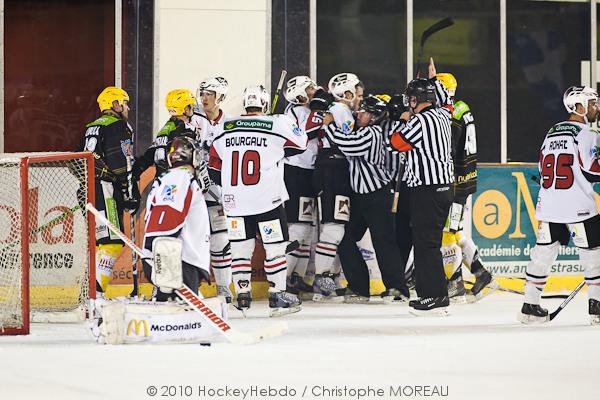 Photo hockey Ligue Magnus - Ligue Magnus, 9ème journée : Strasbourg  vs Briançon  - Strasbourg s