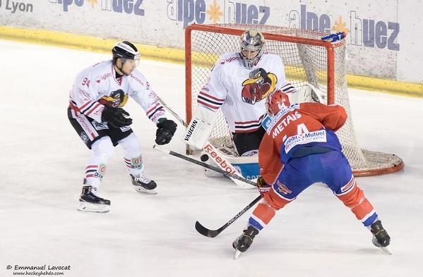 Photo hockey Ligue Magnus - Ligue Magnus, poule de maintien, 10ème journée : Lyon vs Morzine-Avoriaz - Lyon échoue aux portes des barrages