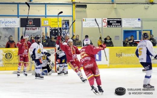Photo hockey Ligue Magnus - Ligue Magnus, poule de maintien, 2ème journée : Dijon  vs Chamonix  - Première victoire ducale