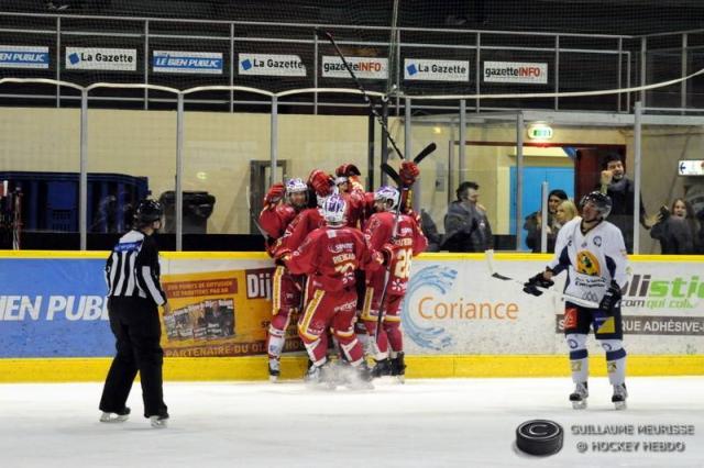Photo hockey Ligue Magnus - Ligue Magnus, poule de maintien, 2ème journée : Dijon  vs Chamonix  - Première victoire ducale