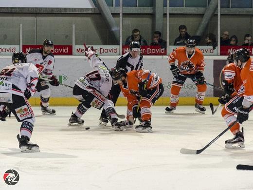 Photo hockey Ligue Magnus - Ligue Magnus, quarts de finale, match 1 : Epinal  vs Amiens  - Première manche pour Epinal