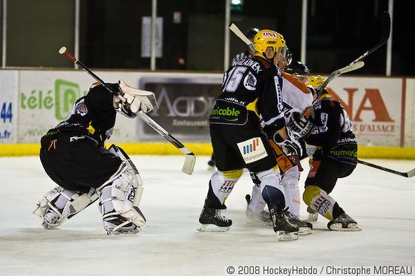 Photo hockey Ligue Magnus - LM - 10ème journée : Strasbourg  vs Tours  - Mauvais Tours pour l