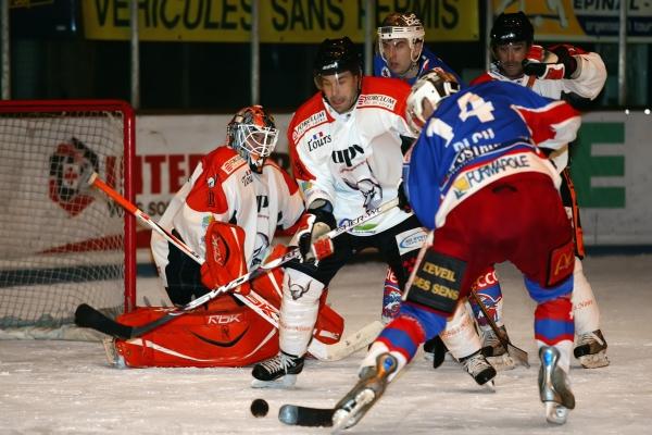 Photo hockey Ligue Magnus - LM - 12ème journée : Epinal  vs Tours  - Les Diables Noirs ont vécu l