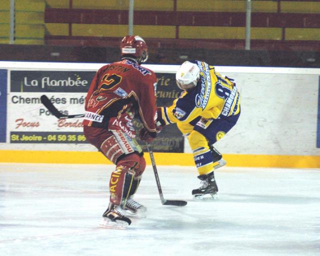 Photo hockey Ligue Magnus - LM - 12ème journée : Morzine-Avoriaz vs Chamonix  - A la hauteur de l