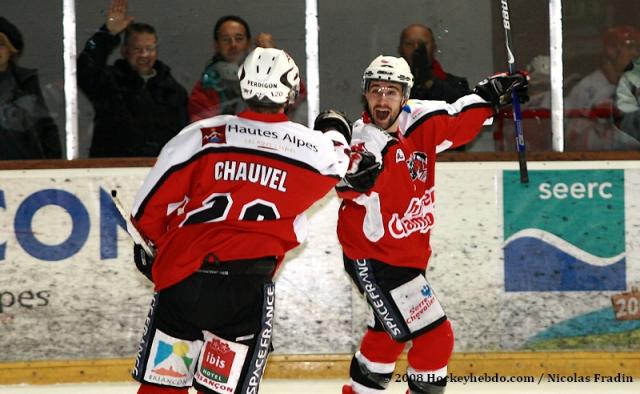 Photo hockey Ligue Magnus - LM - 16ème journée : Briançon  vs Neuilly/Marne - Les Diables Rouges écrasent les Bisons