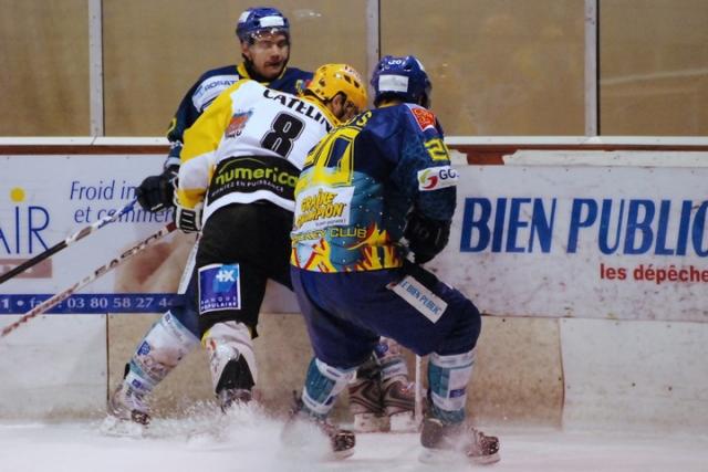 Photo hockey Ligue Magnus - LM - 24ème journée : Dijon  vs Strasbourg  - La volonté ne suffit pas