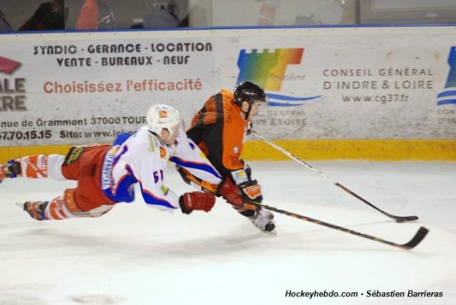 Photo hockey Ligue Magnus - LM - 24ème journée : Tours  vs Epinal  - Cupidon change de camp