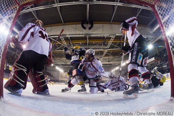 Photo hockey Ligue Magnus - LM - 25ème journée : Strasbourg  vs Briançon  - Le leader assure