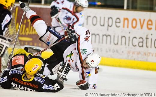 Photo hockey Ligue Magnus - LM - 25ème journée : Strasbourg  vs Briançon  - Le leader assure