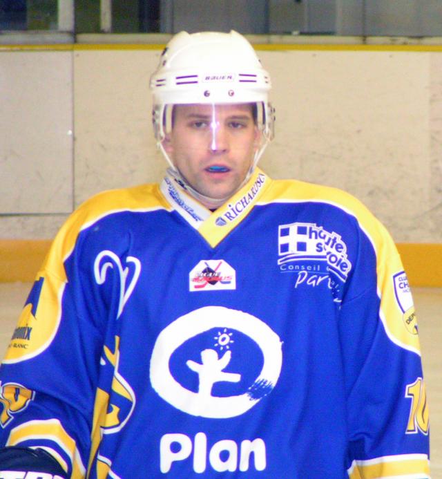 Photo hockey Ligue Magnus - LM - 9ème journée : Chamonix  vs Strasbourg  - Les Chamois sur une étoile