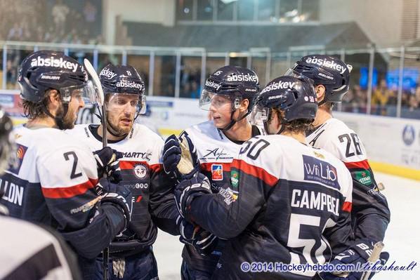 Photo hockey Ligue Magnus - LM playoff, 1/2 finale, match 1 : Angers  vs Epinal  - Le château fort d