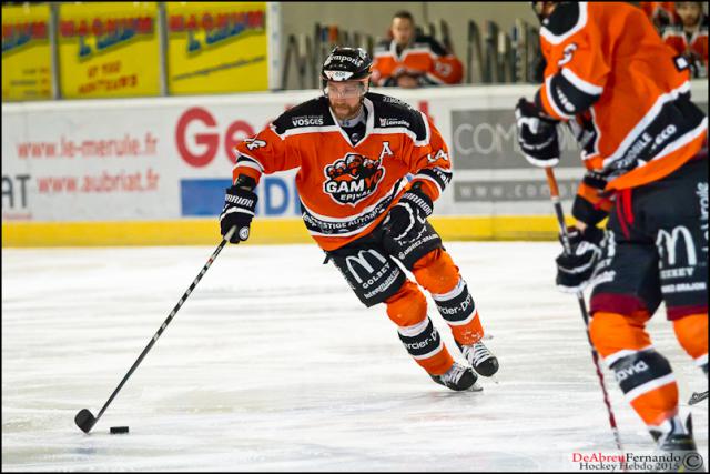 Photo hockey Ligue Magnus - LM playoff, 1/2 finale, match 4 : Epinal  vs Angers  - Epinal égalise la série !