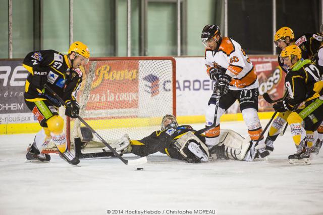 Photo hockey Ligue Magnus - LM playoff, 1er tour, match 3 : Strasbourg  vs Epinal  - Les Gamyo reprennent l’avantage