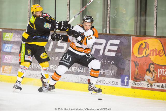 Photo hockey Ligue Magnus - LM playoff, 1er tour, match 3 : Strasbourg  vs Epinal  - Les Gamyo reprennent l’avantage