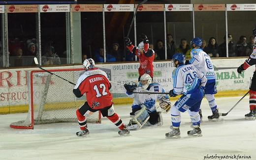 Photo hockey Ligue Magnus - LM playoff 1/4 de finale, match 1 : Briançon  vs Villard-de-Lans - Briançon ouvre le bal