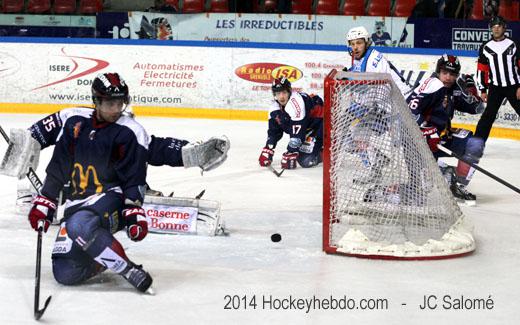 Photo hockey Ligue Magnus - LM playoff 1er tour, match 2 : Grenoble  vs Gap  - Gap à l