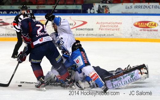 Photo hockey Ligue Magnus - LM playoff 1er tour, match 2 : Grenoble  vs Gap  - Gap à l