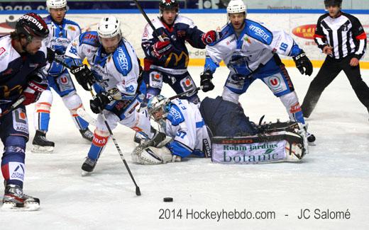 Photo hockey Ligue Magnus - LM playoff 1er tour, match 2 : Grenoble  vs Gap  - Gap à l