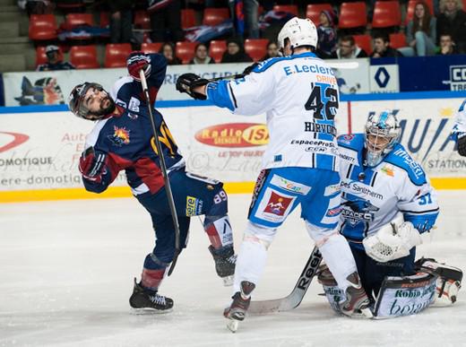 Photo hockey Ligue Magnus - LM playoff 1er tour, match 5 : Grenoble  vs Gap  - Grenoble : échec et Gap !