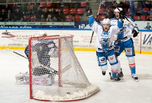 Photo hockey Ligue Magnus - LM playoff 1er tour, match 5 : Grenoble  vs Gap  - Grenoble : échec et Gap !