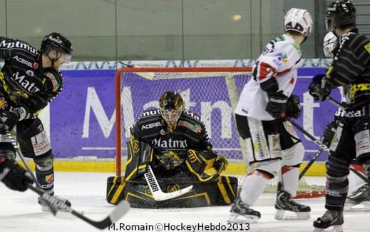 Photo hockey Ligue Magnus - LM Playoffs : 1/2, match 1 : Rouen vs Briançon  - Les Diables à la fête !