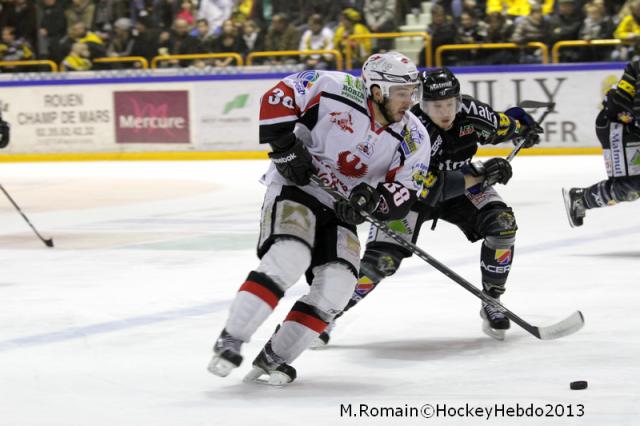 Photo hockey Ligue Magnus - LM Playoffs : 1/2, match 1 : Rouen vs Briançon  - Les Diables à la fête !