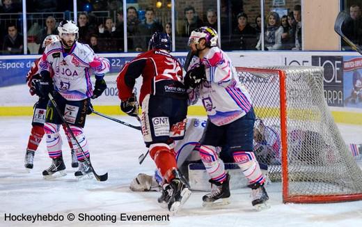 Photo hockey Ligue Magnus - LM Playoffs : 1/2, match 2 : Angers  vs Epinal  - Les Ducs se donnent de l’air