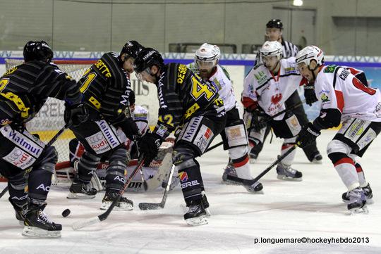 Photo hockey Ligue Magnus - LM Playoffs : 1/2, match 2 : Rouen vs Briançon  - Rouen reste dans la course.
