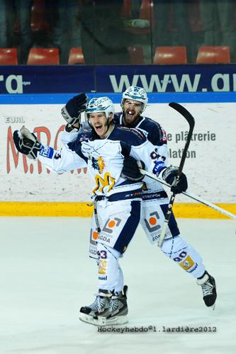 Photo hockey Ligue Magnus - LM Playoffs : 1/2 finale , match 4 : Grenoble  vs Chamonix  - Grenoble : victoire, manière, message !