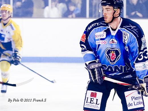 Photo hockey Ligue Magnus - LM playoffs : 1/2 finale, match 1 : Angers  vs Strasbourg  - Strasbourg prend l’avantage 