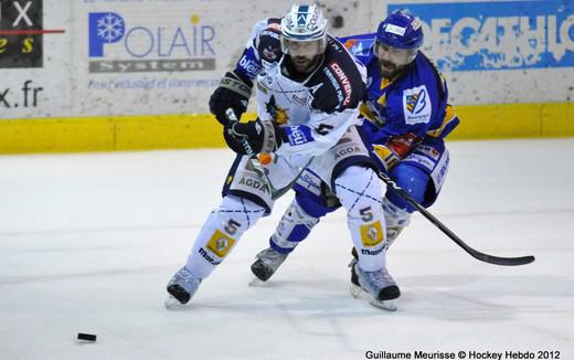 Photo hockey Ligue Magnus - LM Playoffs : 1/4 , match 5 : Dijon  vs Grenoble  - Qui sème l