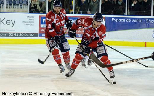 Photo hockey Ligue Magnus - LM Playoffs : 1/4, match 5 : Angers  vs Grenoble  - Grenoble sort la tête haute