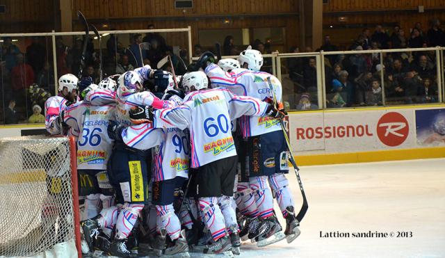 Photo hockey Ligue Magnus - LM Playoffs : 1/4, match 5 : Chamonix  vs Epinal  - Chamonix battu à l’expérience