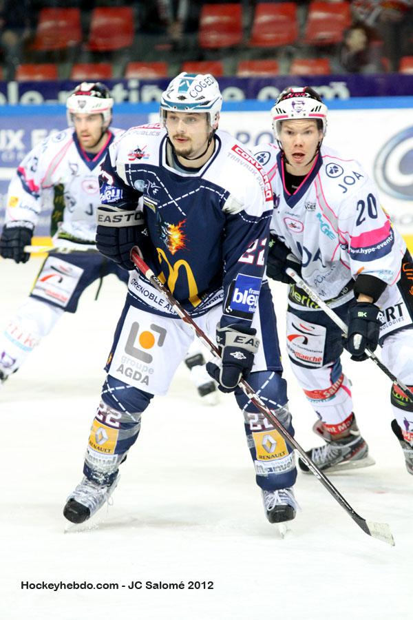 Photo hockey Ligue Magnus - LM Playoffs : 1er tour, match 1 : Grenoble  vs Epinal  - Avantage à Grenoble