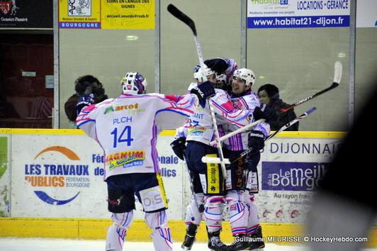 Photo hockey Ligue Magnus - LM Playoffs : 1er tour, match 2 : Dijon  vs Epinal  - Les Dauphins évitent la noyade
